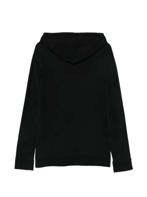 Balmain side-zip drawstring hoodie
