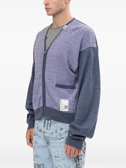 Maison MIHARA YASUHIRO distressed knit cardigan