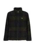 Barbour tartan-fleece jacket