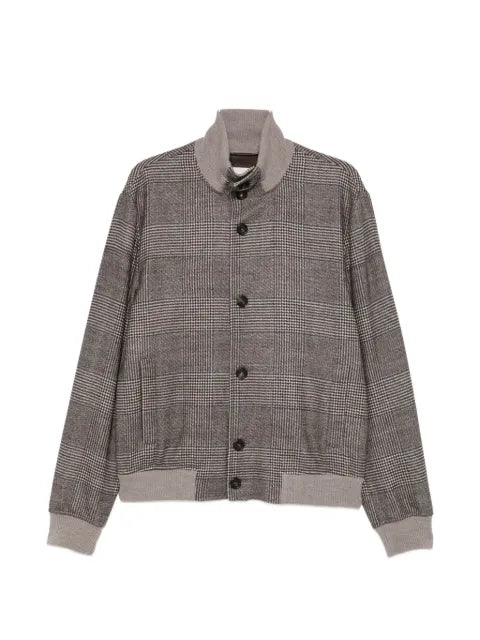 Jacob Cohën Prince of Wales check wool jacket