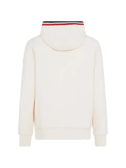 Moncler striped-trim hoodie