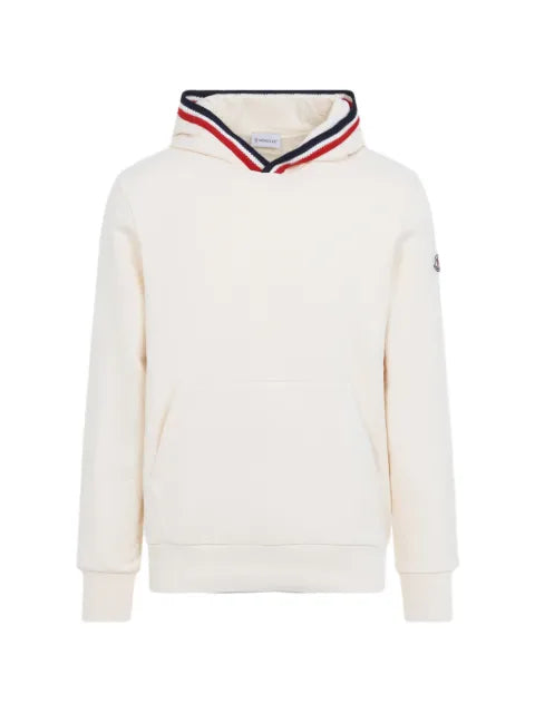 Moncler striped-trim hoodie