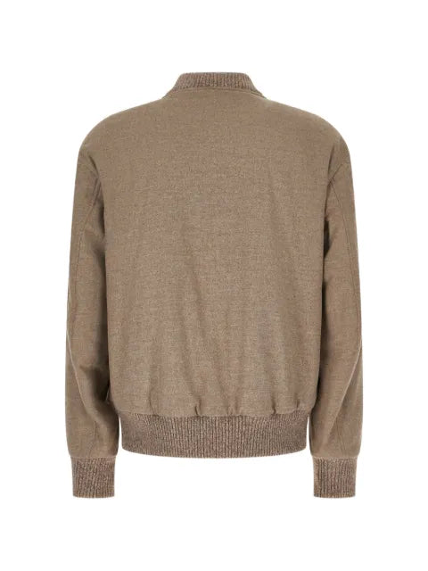 Iceberg logo-plaque bomber jacket