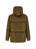 Laminar quilted down jacket