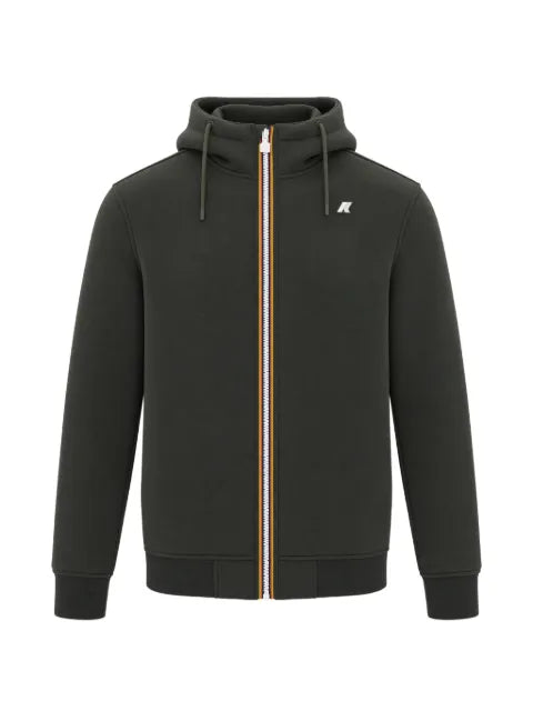 K-Way Rainer logo-patch hooded jacket