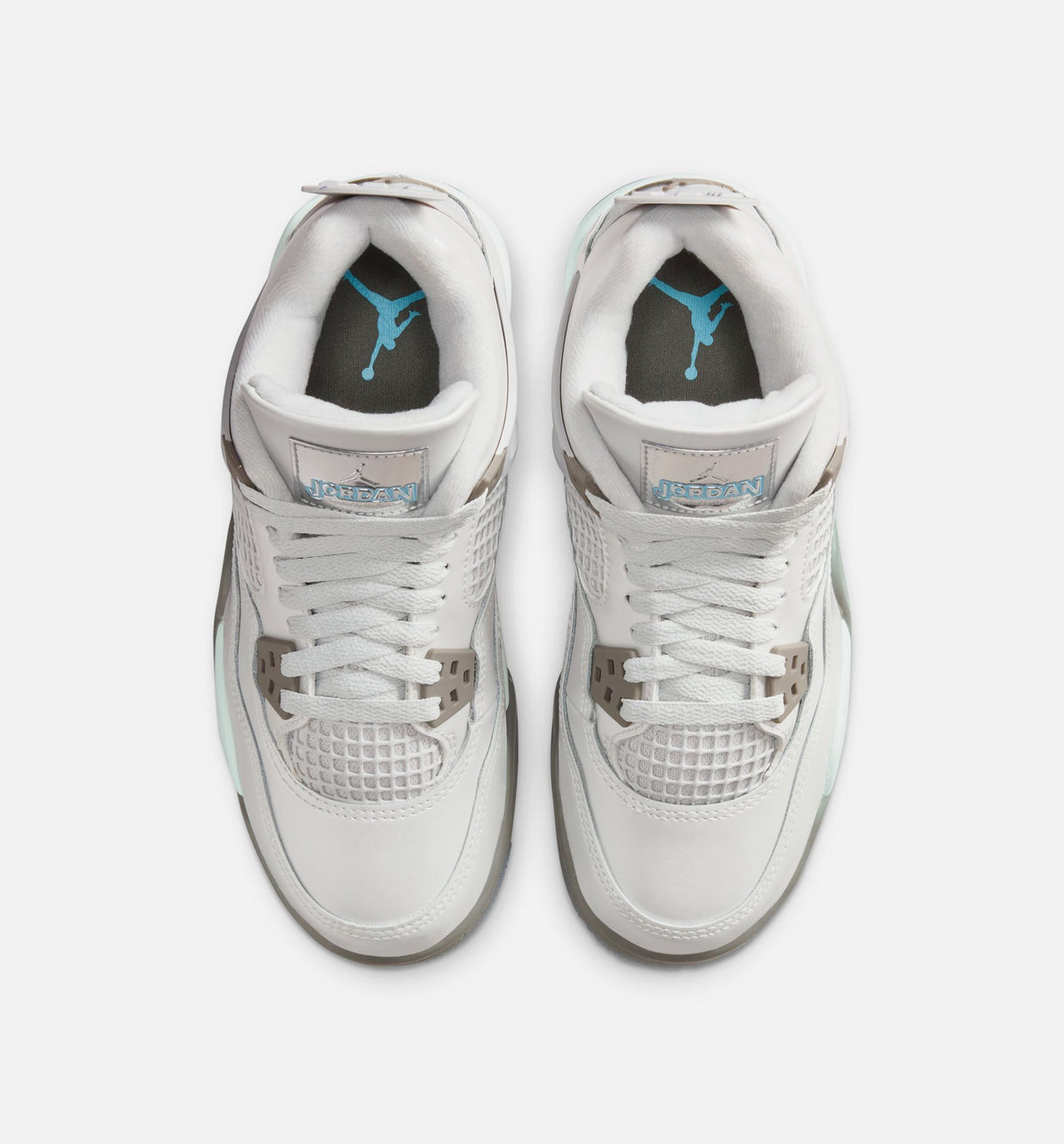 Air Jordan 4 Retro "Blue Chill" Big Kids' Shoe – Photon Dust/Blue Chill/Flat Pewter/White/Blue Tint
