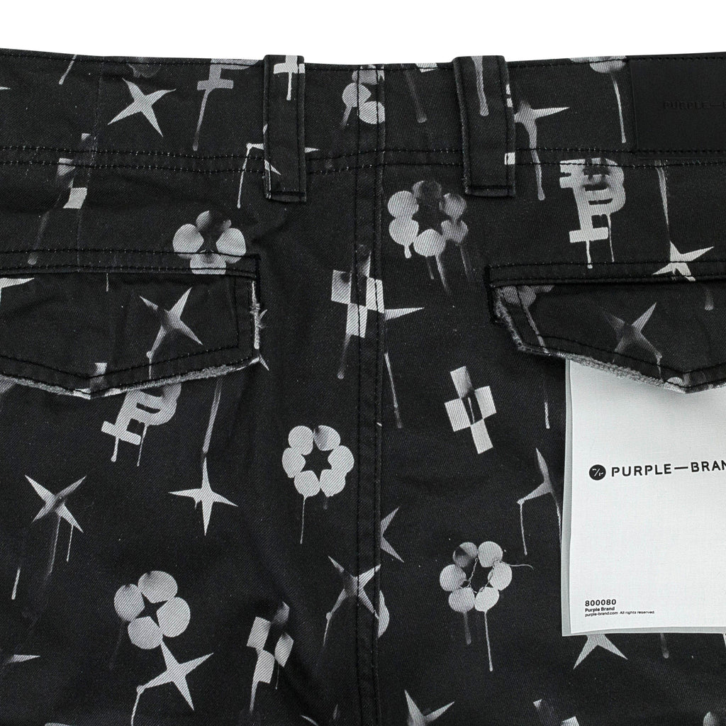 Black Double Pocket Cargo Pants