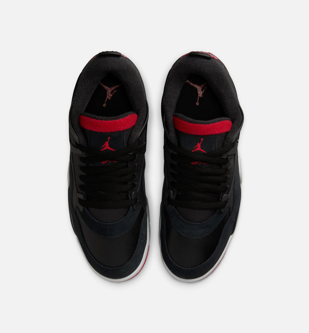 Air Jordan 4 RM Men's Lifestyle Shoes - Black / Wolf Grey / White / Varsity Red