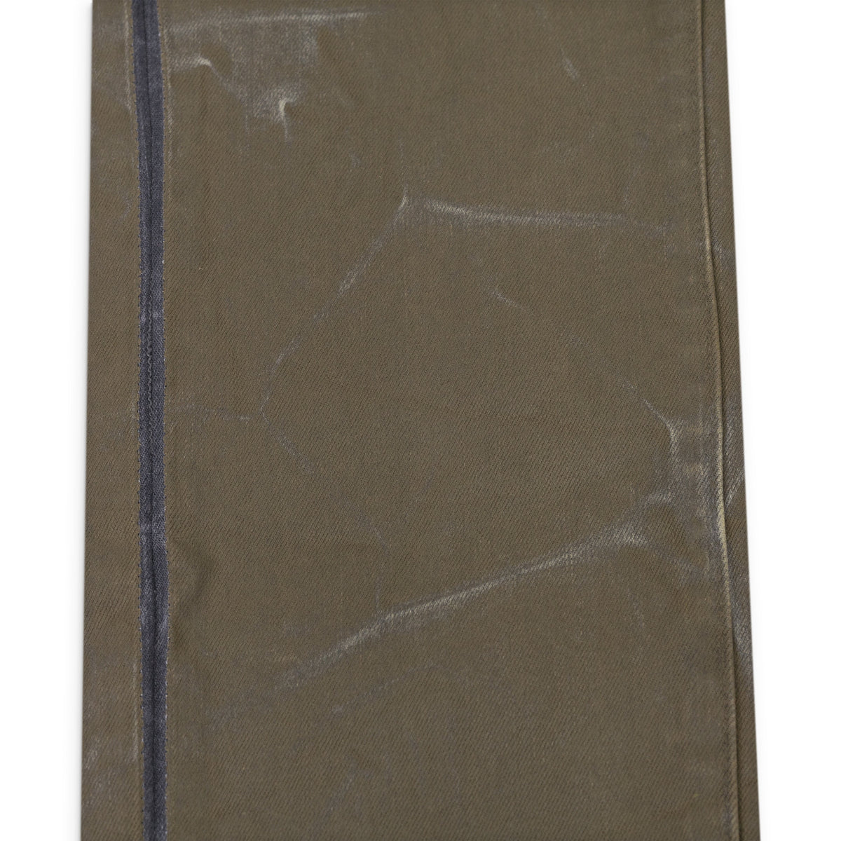 Tan Fracture Coated Jeans