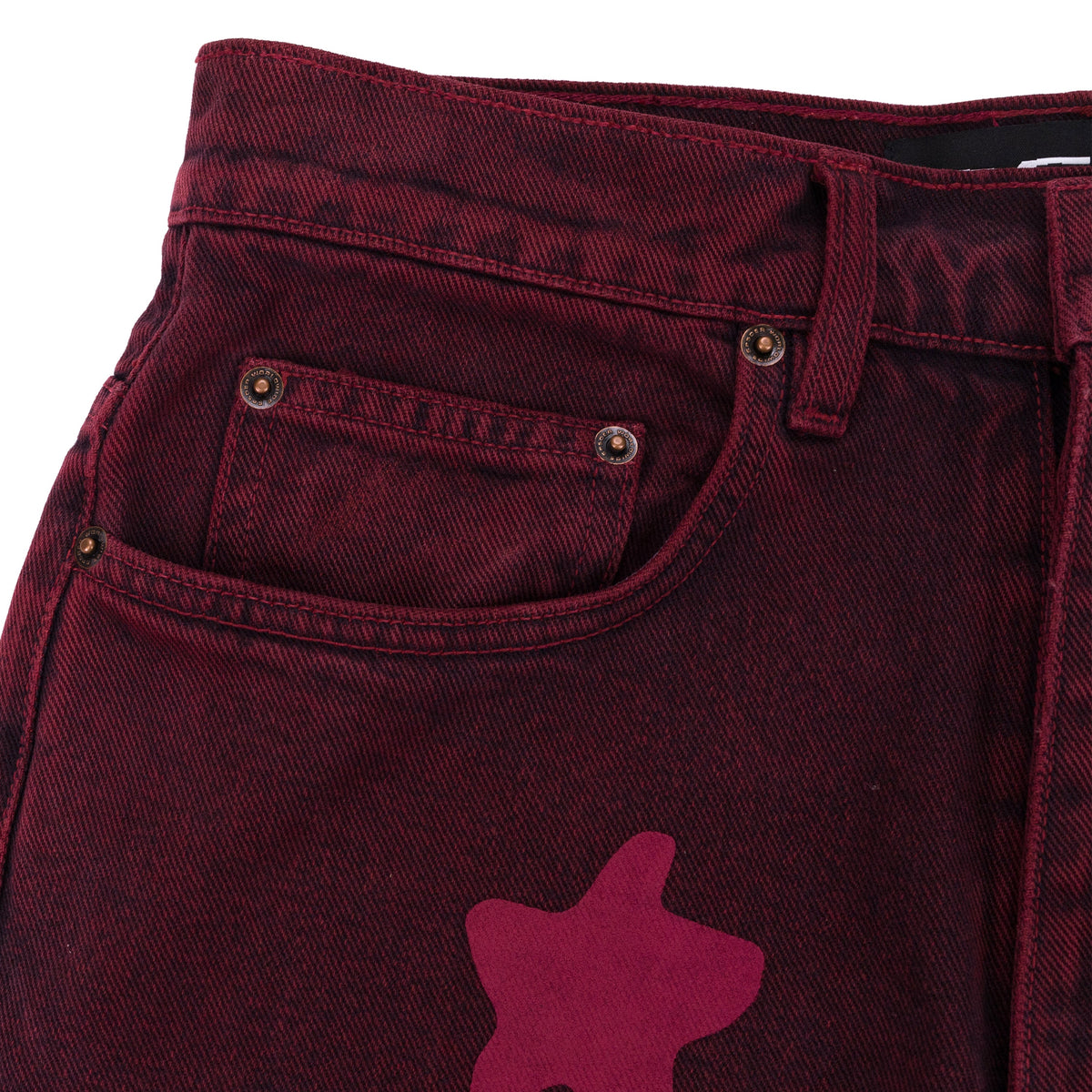 Red Beluga Denim Jeans