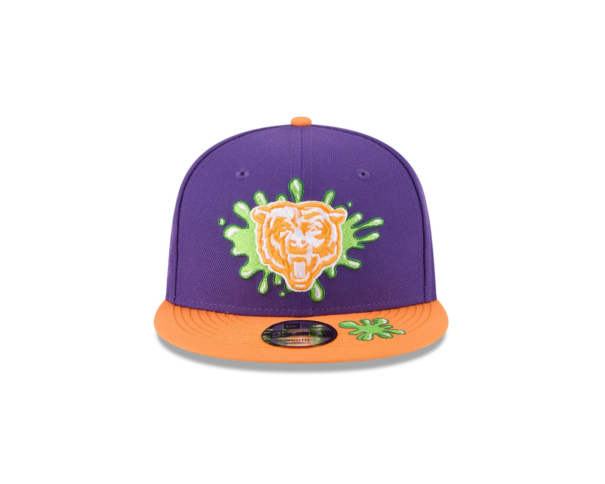 Kids New Era x Nickelodeon 950 NFL Chicago Bears Slime Snapback Hat
