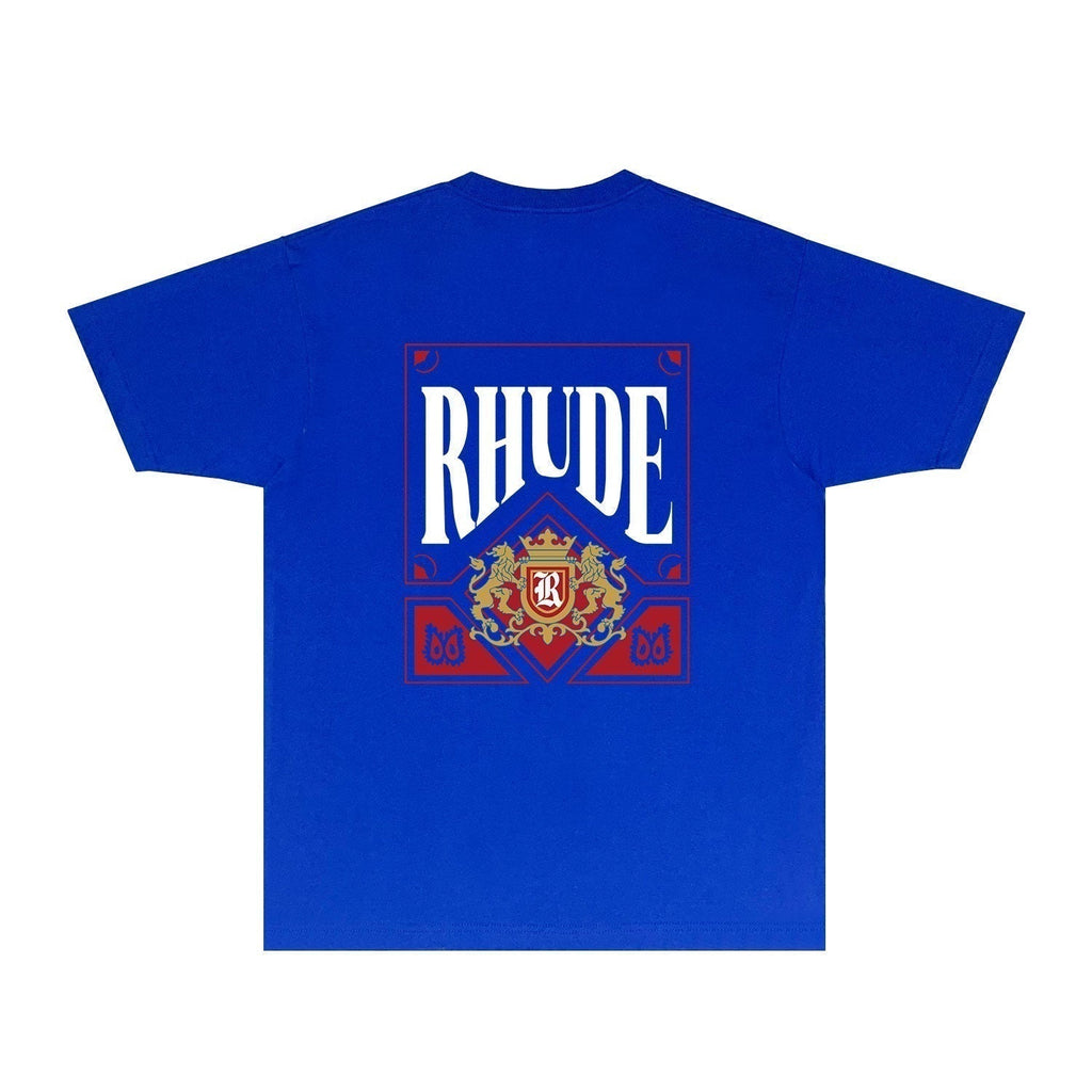 Rhude T-shirts Printed Trendy Pure Cotton