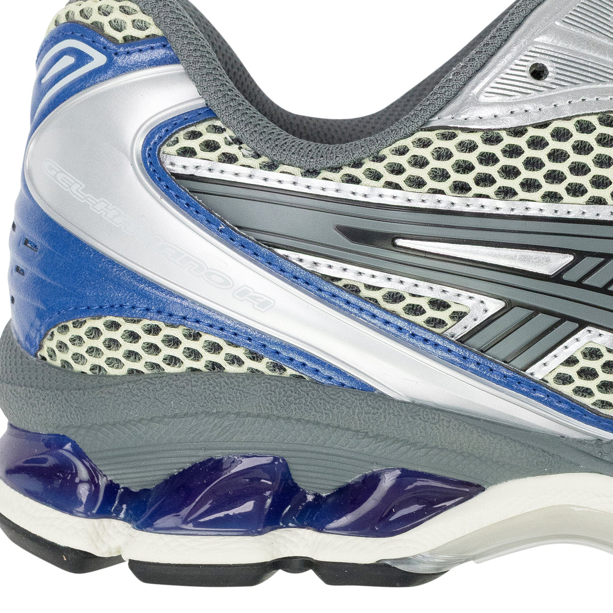 Soft Yellow / Asics Blue Gel-Kayano 14