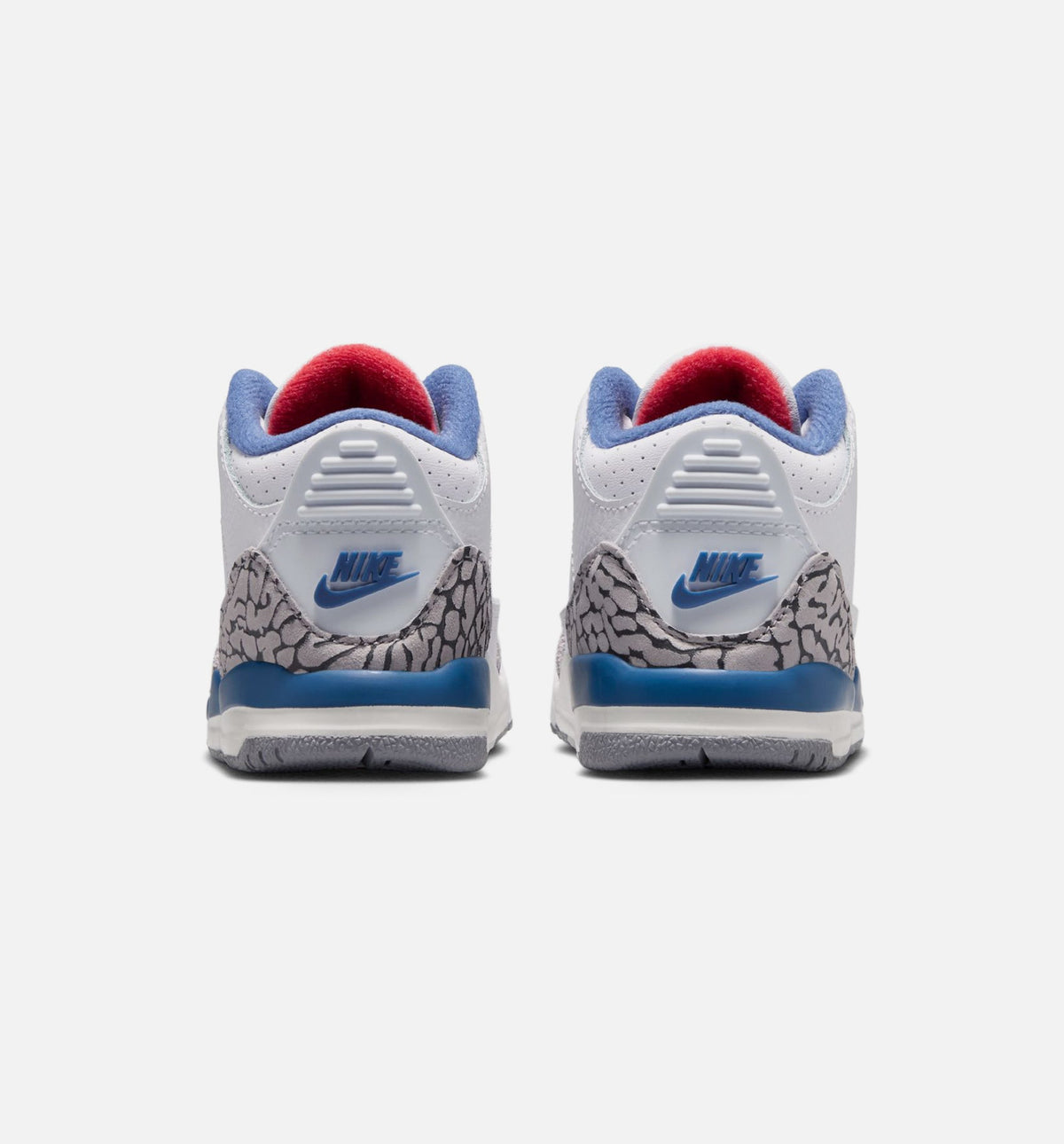 Air Jordan 3 Retro OG True Blue Infant/Toddler Lifestyle Shoe - White/Fire Red/True Blue
