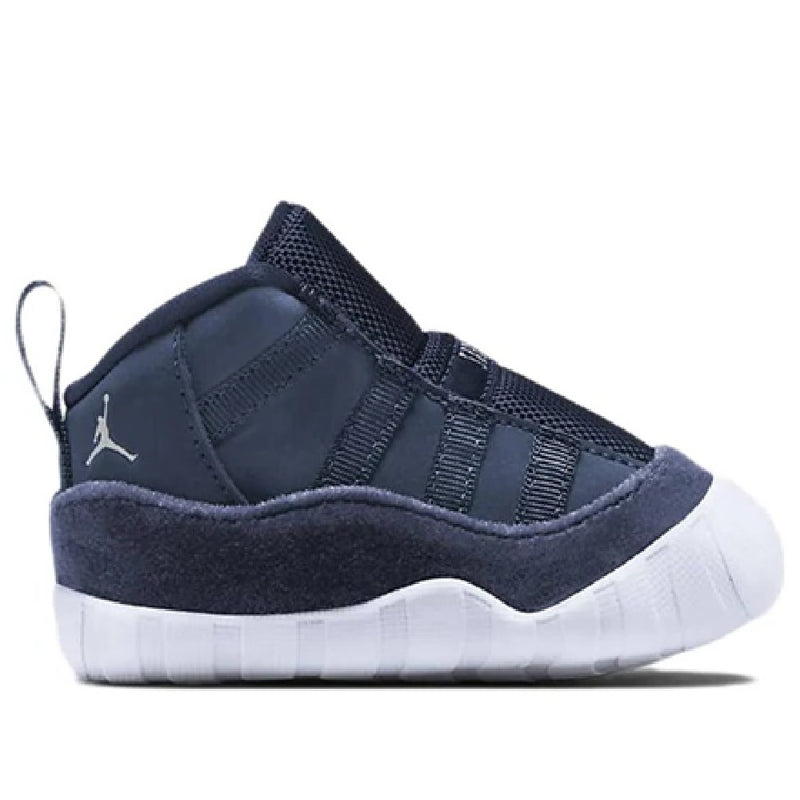 Jordan 11 Crib Bootie Midnight Navy/Metallic Silver (FB1968 441)