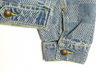 Checkered Denim Jacket – Light Wash
