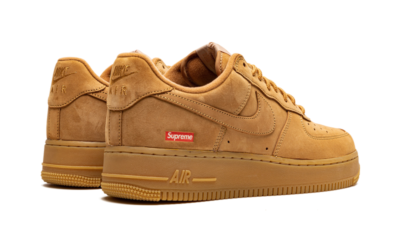 Supreme x Nike Air Force 1 Low SP 'Wheat' – DN1555-200 | Warm Wheat Suede AF1 Low with Supreme Box Logo & Premium Earth-Tone Build