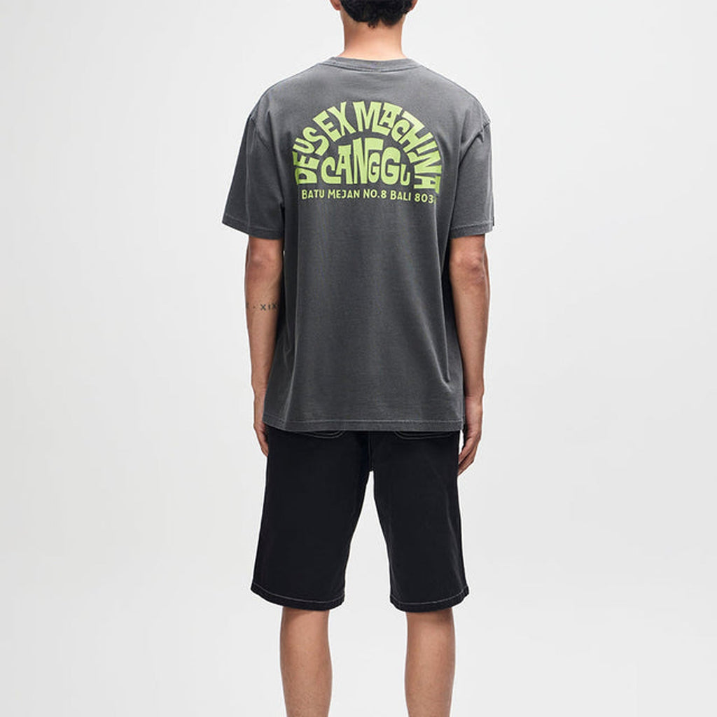 Deus Canggu Address Tee: Anthracite