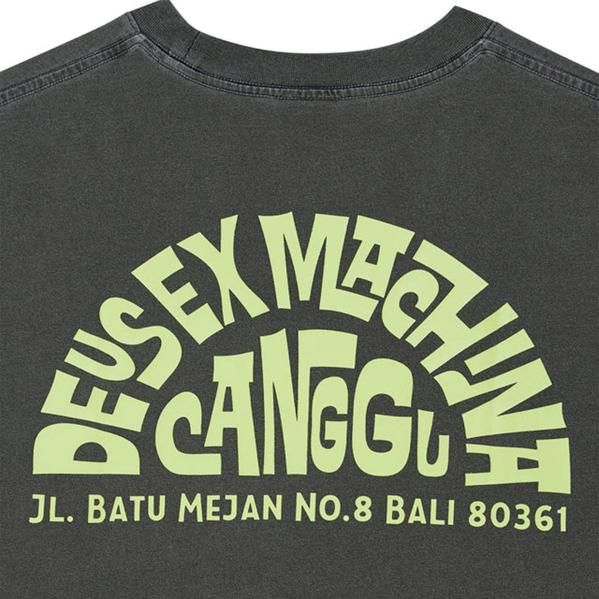 Deus Canggu Address Tee: Anthracite