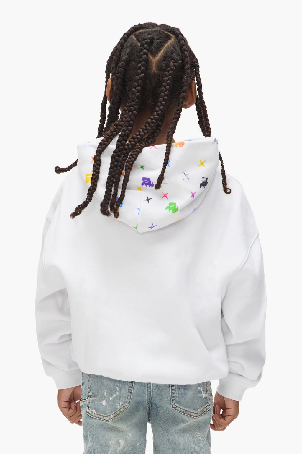 Kids' Painted Monogram Hoodie