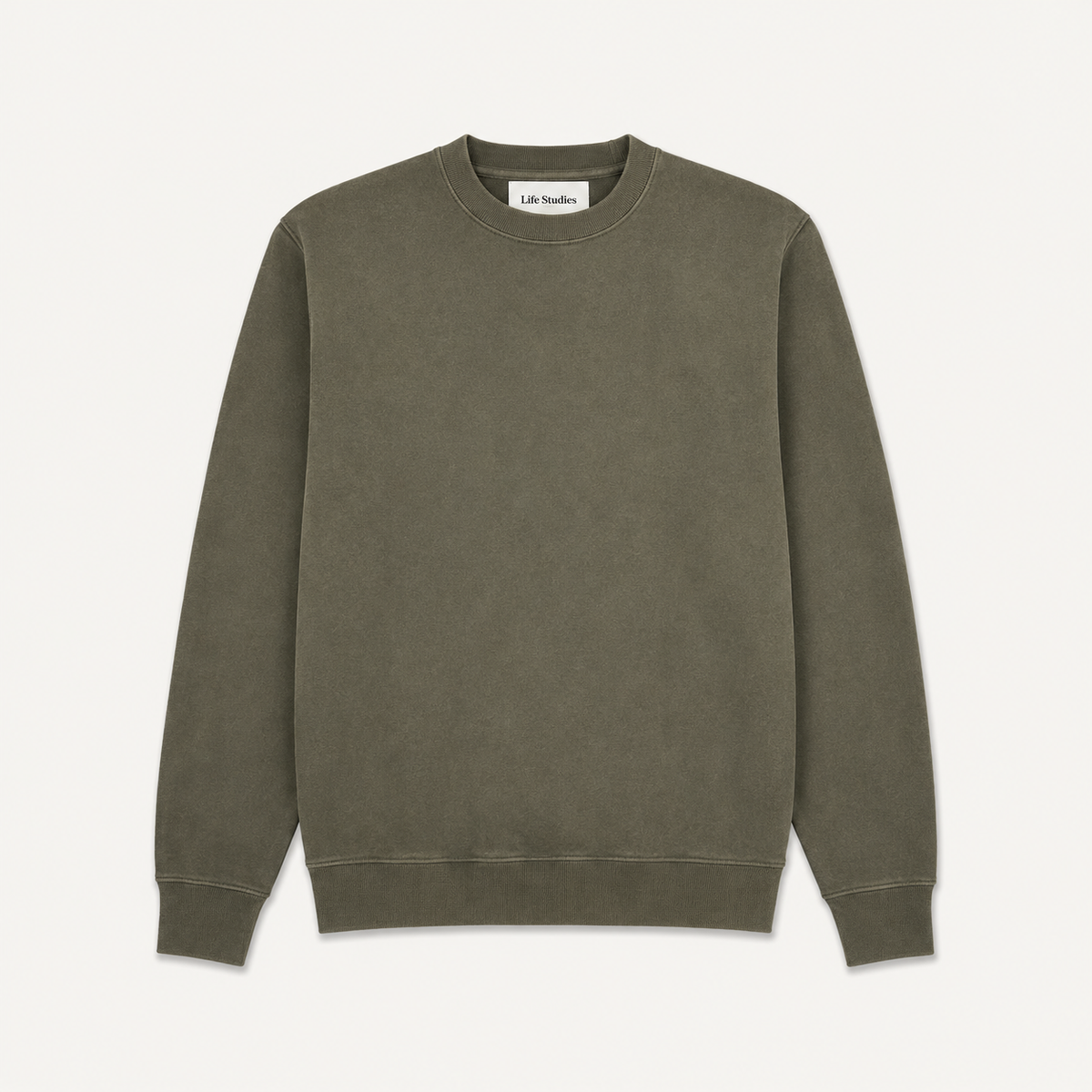 Life Studies Daily Regular Crewneck Sweatshirt: Green