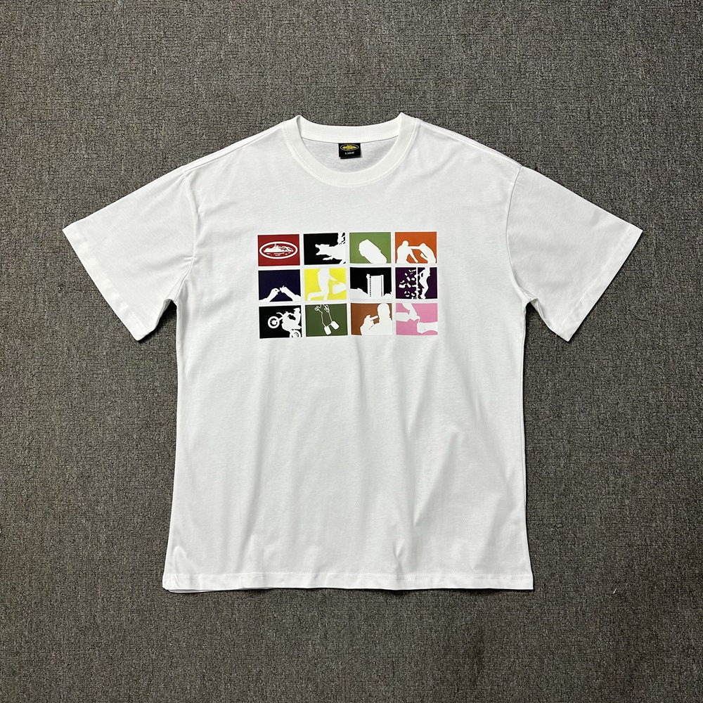 2026 New Corteiz Graphic Print Tee Loose Casual Streetwear T-Shirt