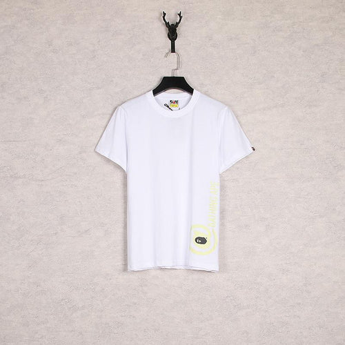 Bathing Ape T-Shirt Summer Printed Round Neck Loose Large Size Casual Short Sleeve Cartoon T-shirt