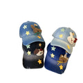 Washed Denim 3D Cartoon Plush Star Baseball Cap Y2K Casual Hat