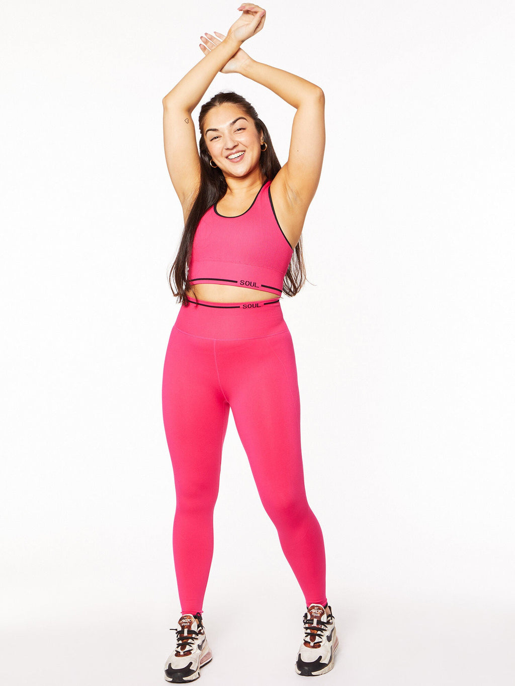 PINK KIT WITH BLACK TIPPING
