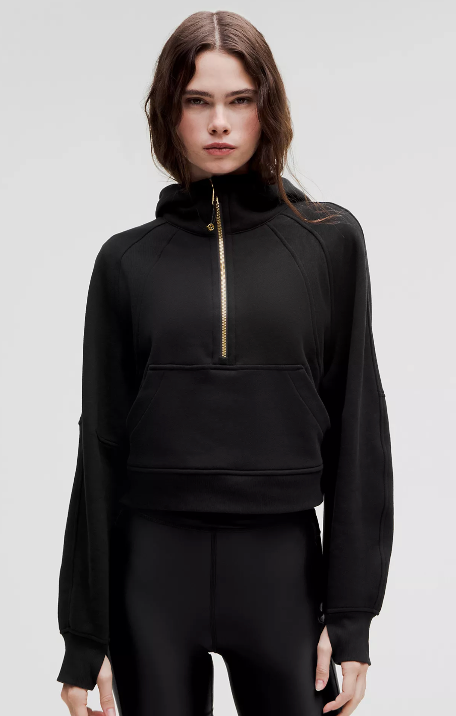 Scuba Oversized Half-Zip Hoodie