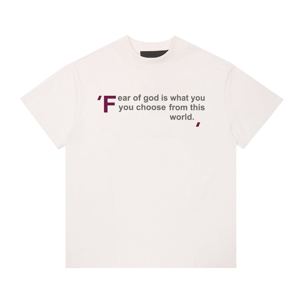 ESSENTIALS Text Graphic Short-Sleeve T-Shirt