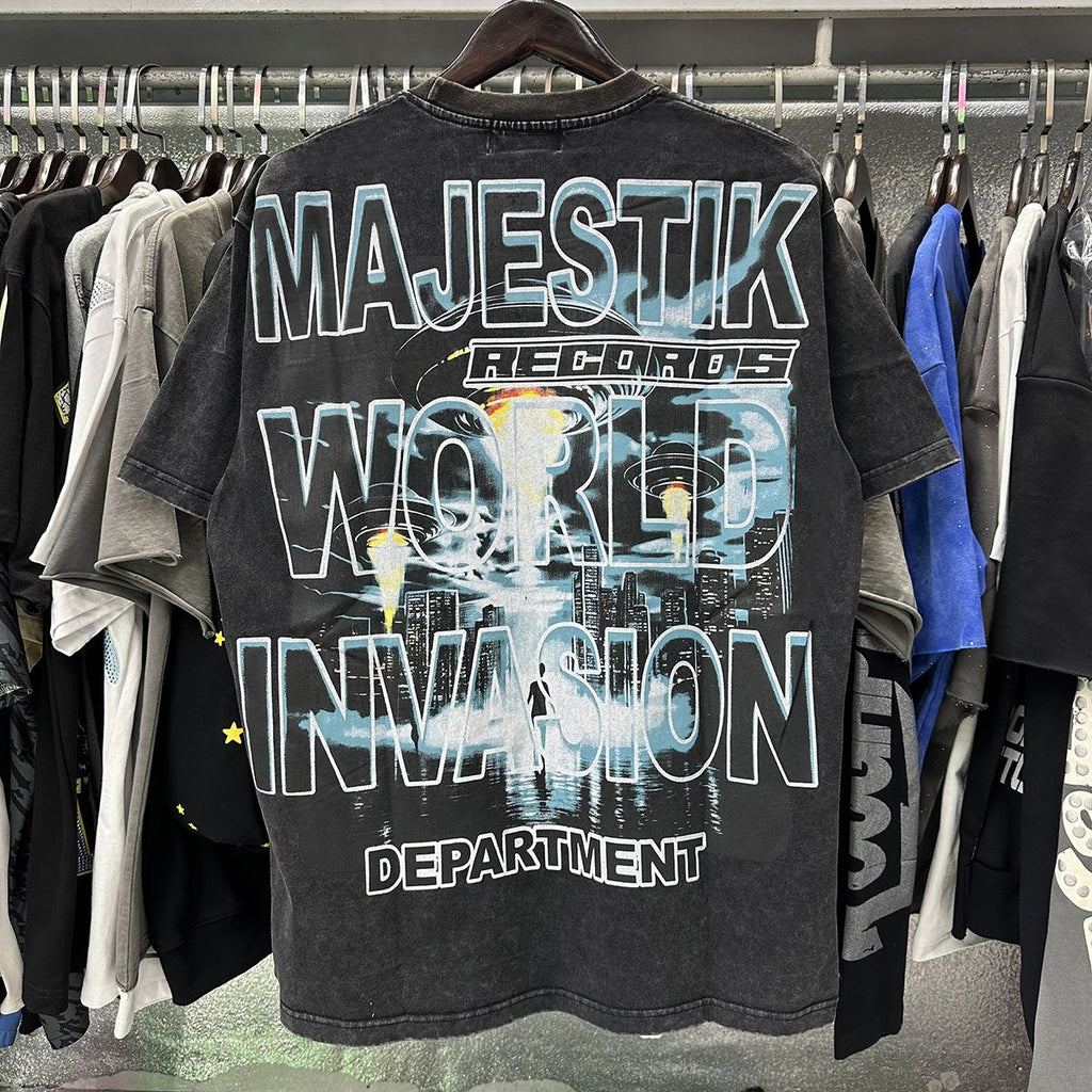 MAJESTIK 16 Department UFO Graphic T-Shirt