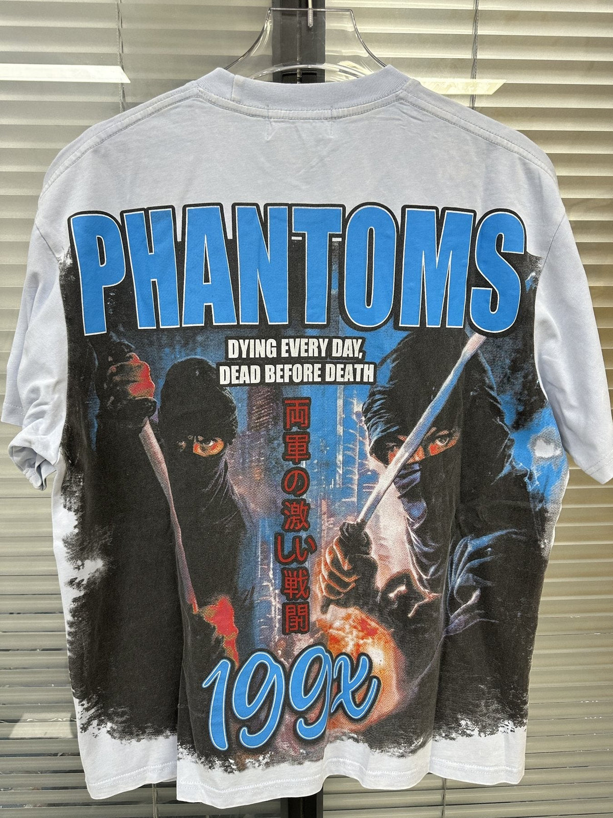 MAJESTIK Washed Rhinestone Graphic T-Shirt