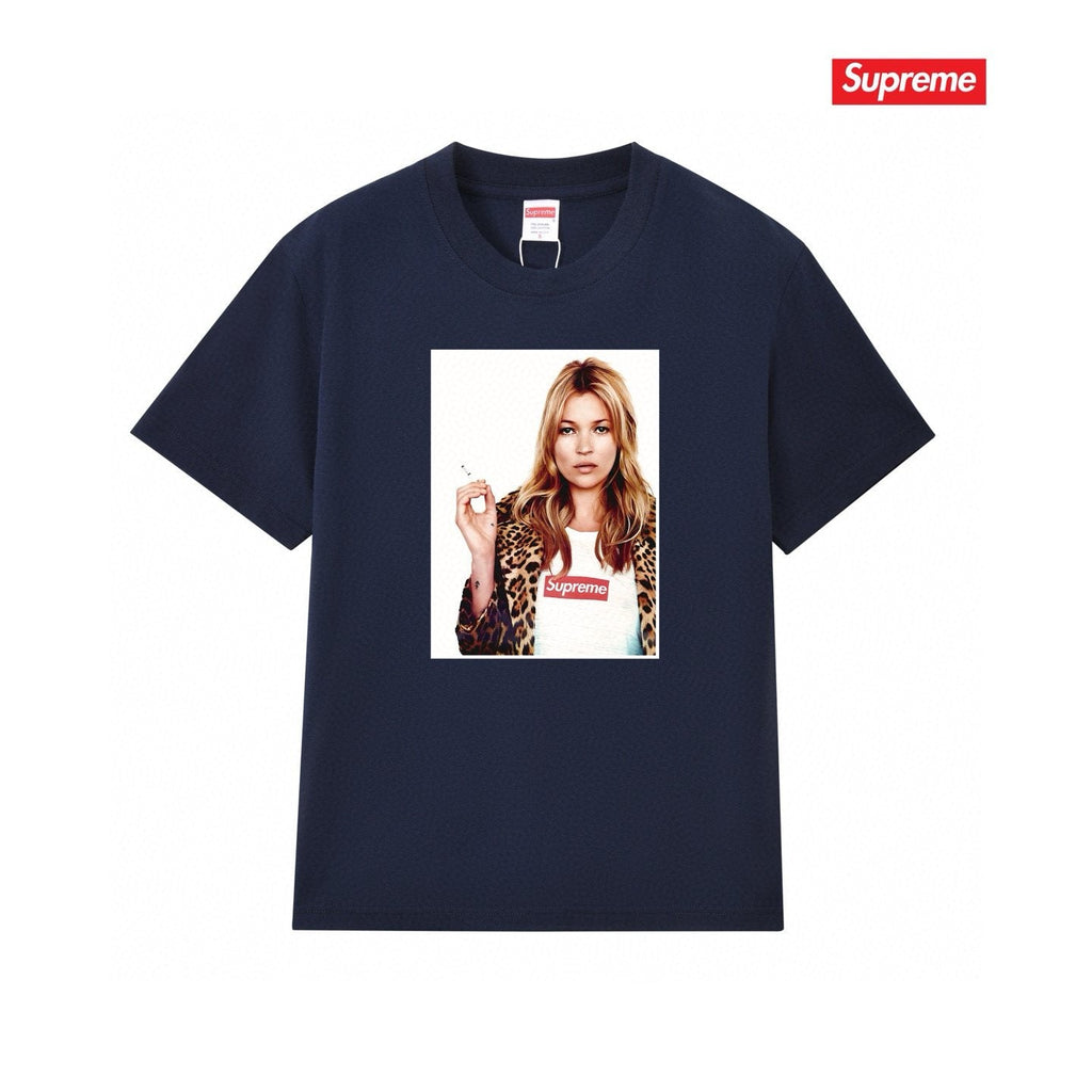 Supreme Kate Moss Portrait Graphic T-Shirt