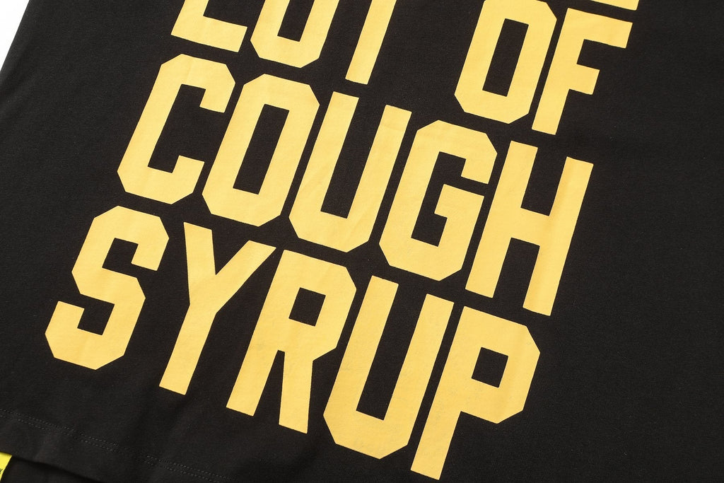 THAT'S A AWFUL LOT OF COUGH SYRUP Mona Lisa Graphic Short-Sleeve T-Shirt