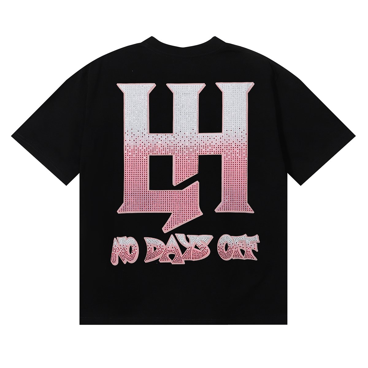 Life Hustlere Crying Woman Rhinestone Graphic T-Shirt
