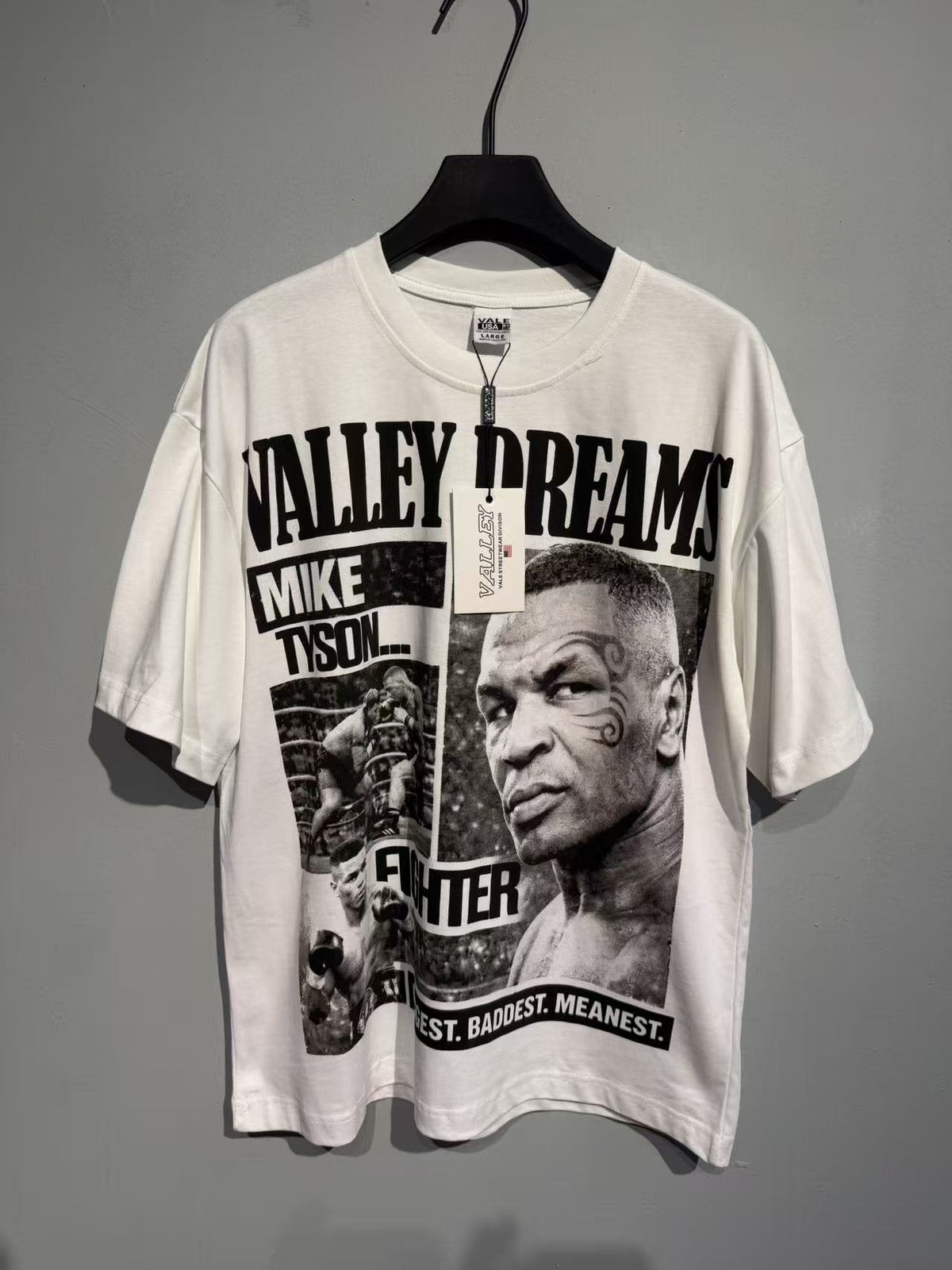 Valley Dreams Mike Tyson Portrait Graphic T-Shirt