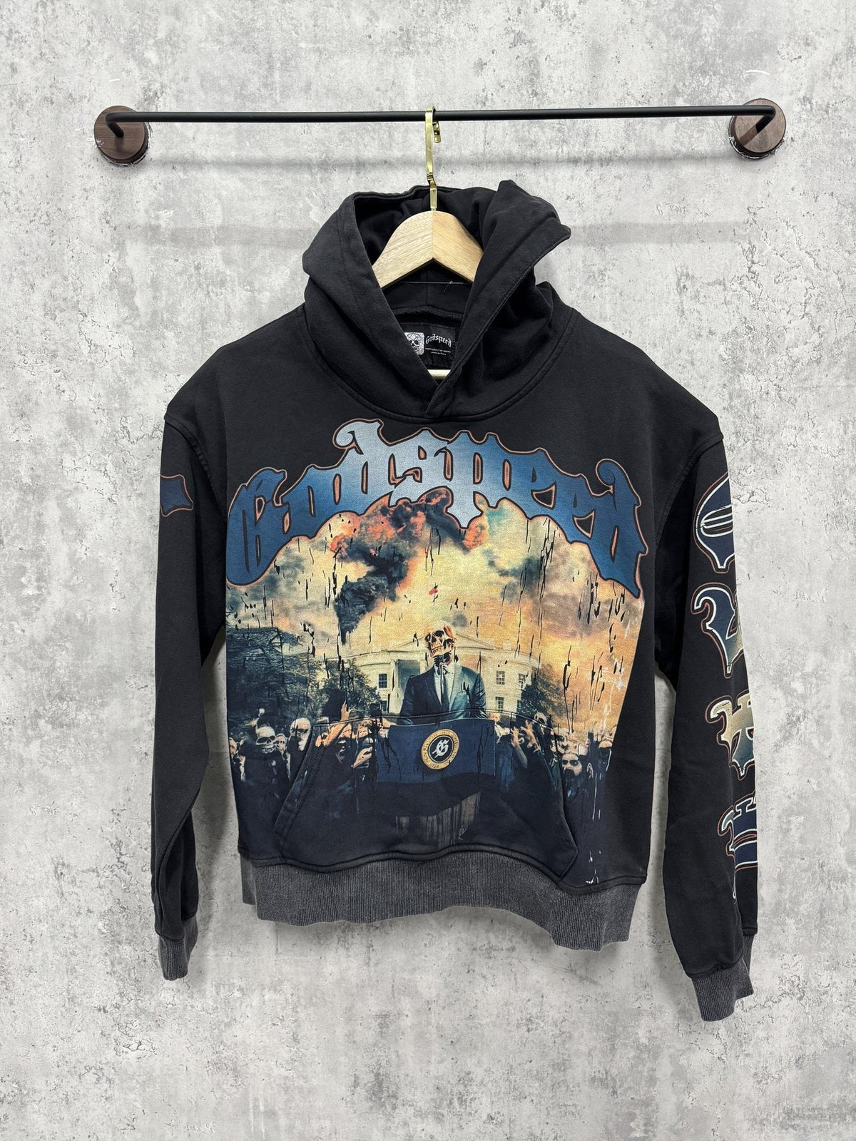 Godspeed Out of Many One Graphic Hoodie