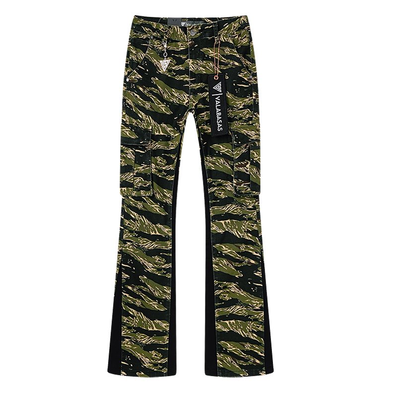VALABASAS Olive Camo Cargo Pants