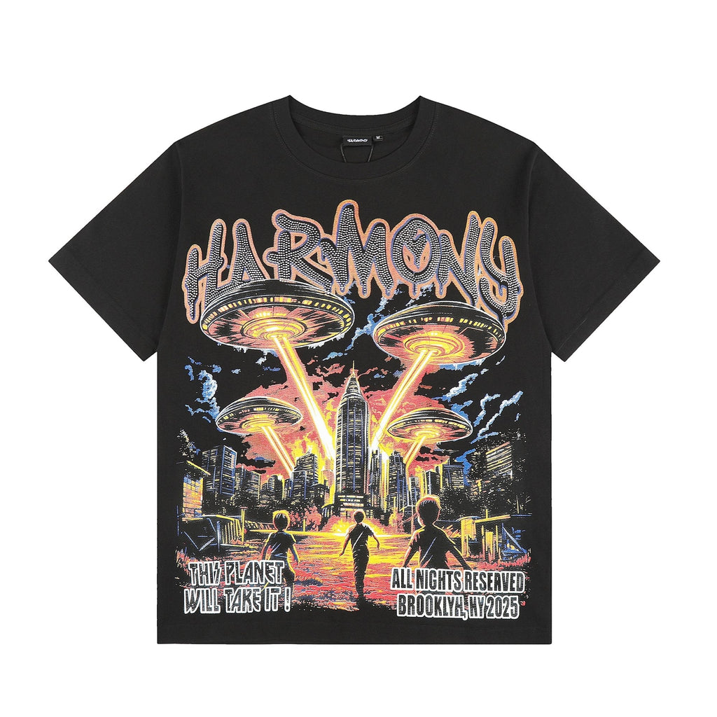 HARMONY UFO City Graphic T-Shirt