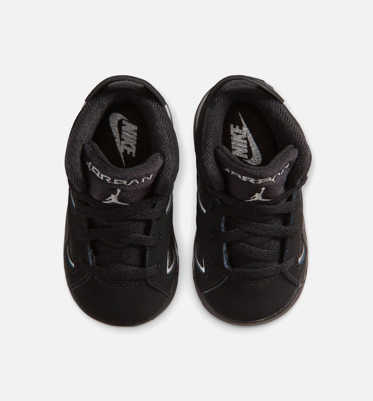 Air Jordan 6 Cap and Gown | Infant/Toddler Lifestyle Shoe | Black/Reflective Silver/Black