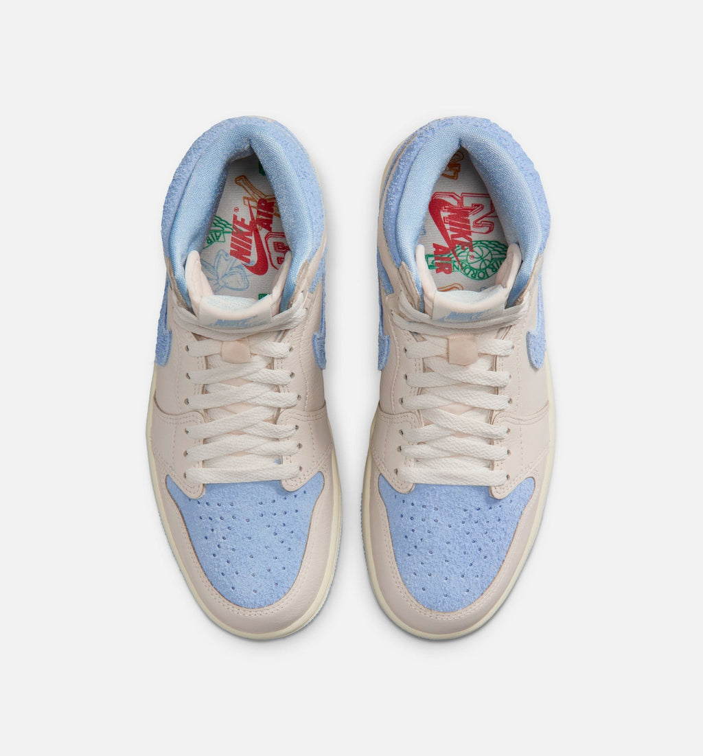 Air Jordan 1 Retro High OG 'Psychic Blue' - Women's Lifestyle Sneaker (Pale Ivory/Psychic Blue/Coconut Milk)
