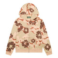 Denim Tears The Cotton Wreath Zip Sweatshirt Tan Camo