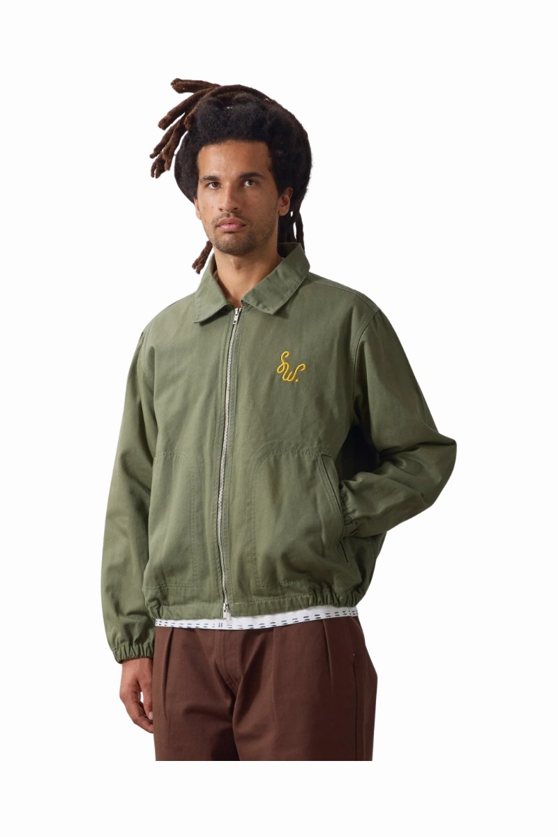 SERVICE WORKS DOVE WORK JACKET Olive