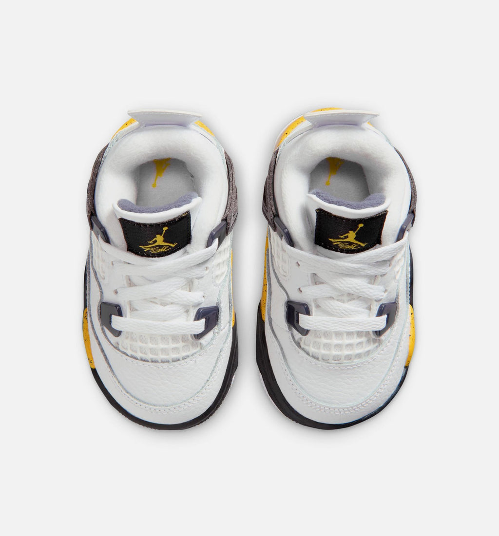 Air Jordan 4 Retro “Rare Air Tour Yellow” Baby and Toddler Lifestyle Shoes