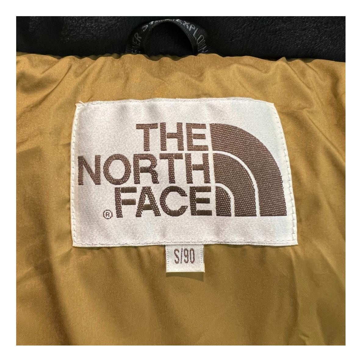 The North Face Color-Block Long Hooded Down Puffer Coat - Tan
