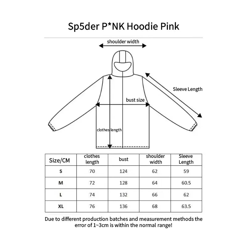 Sp5der Atlanta Hoodie Pink