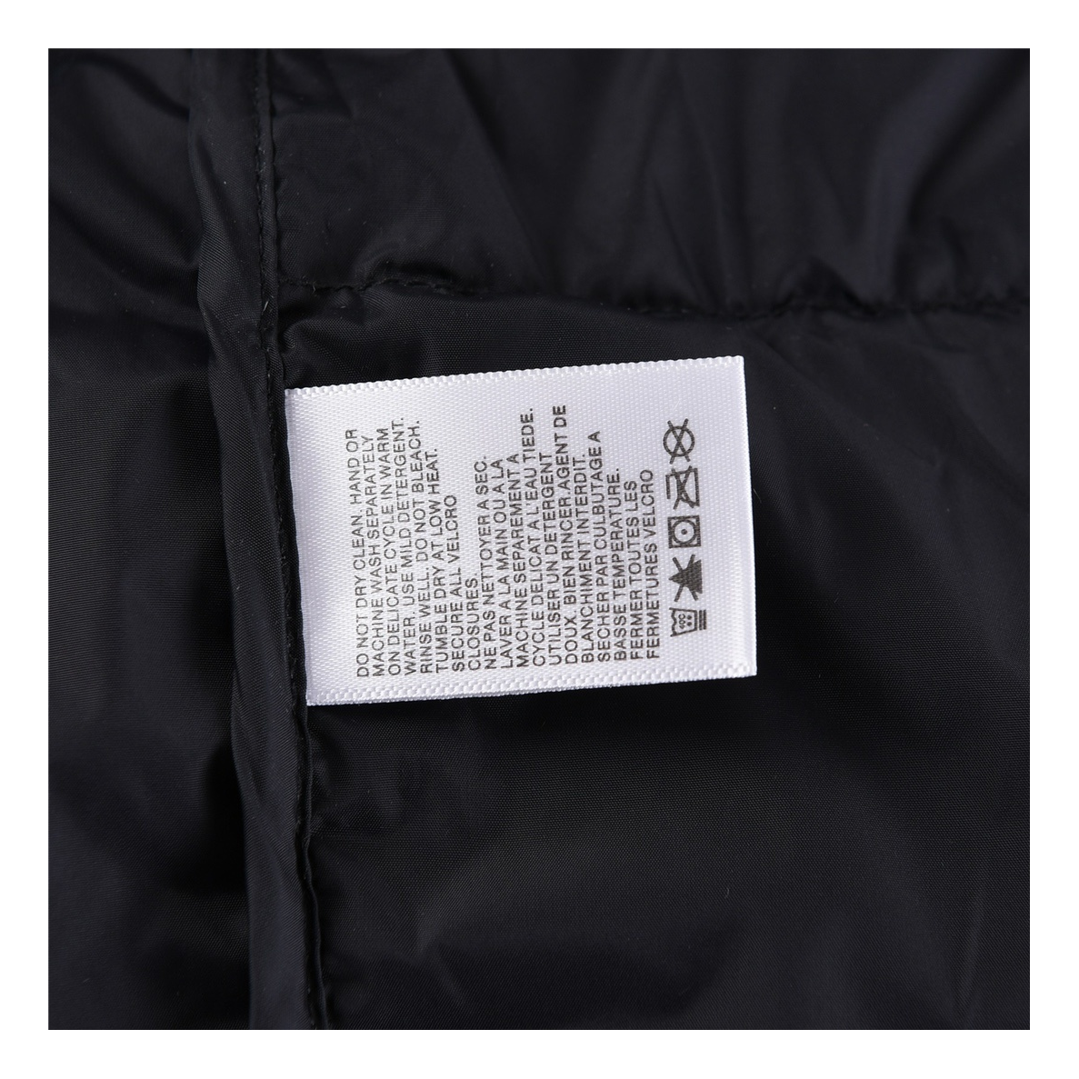 The North Face Contrast-Panel Puffer Jacket with Stand Collar