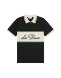Les Deux Knitted Zipper Polo