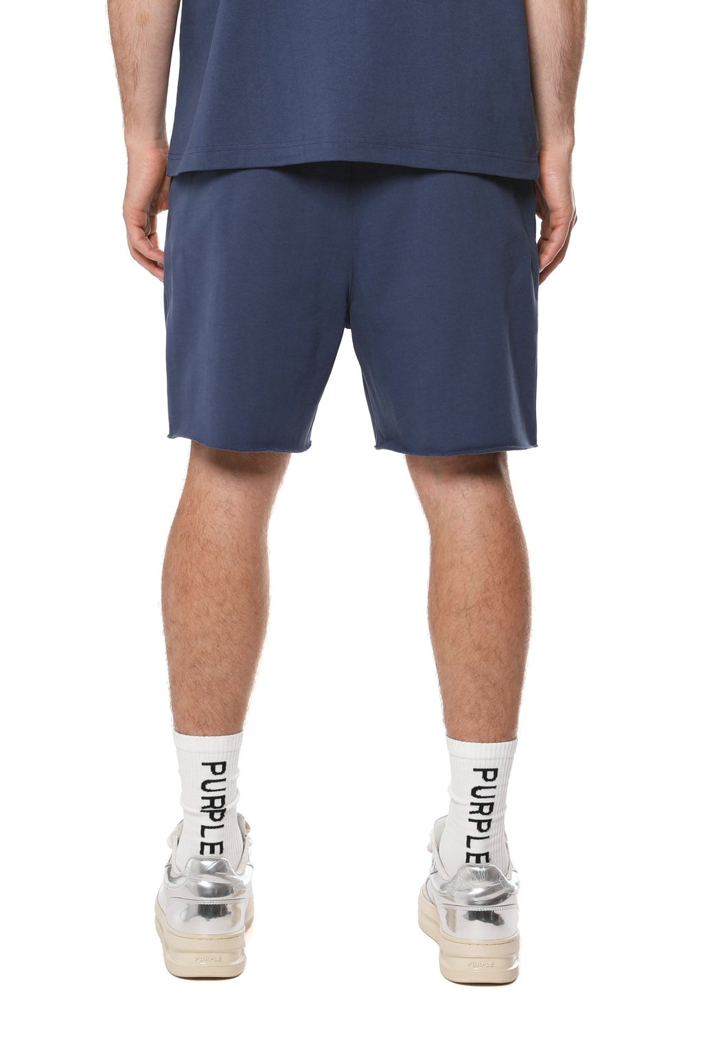 Purple Brand Midweight Fleece Pull On Shorts